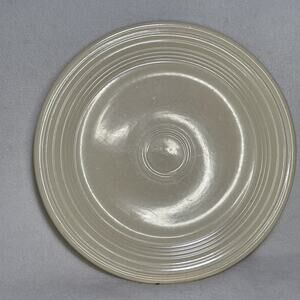Vintage Fiestaware Ivory Plate Fiesta 9.25"